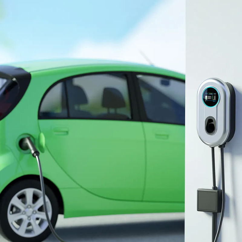 22kw आरएफआईडी कार्ड फास्ट चार्जिंग ईवी पोर्टेबल चार्जर टाइप 2 सिंगल गन के साथ