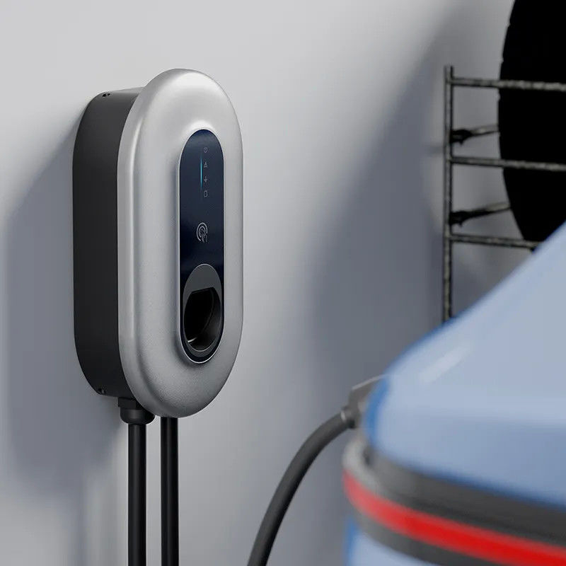 होम फास्ट चार्जिंग के लिए EU एडजस्टेबल करंट 50Hz से 60Hz टाइप 2 EV चार्जर