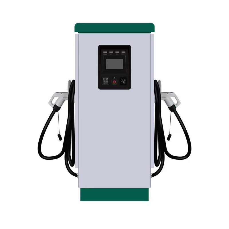 GB/T डबल गन 380V 4G EV डीसी चार्जिंग स्टेशन अनुकूलित रंग