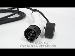 यूरोपीय मानक 22V 7kw टाइप2 वॉल माउंटेड EV चार्जिंग स्टेशन फास्ट चार्जर